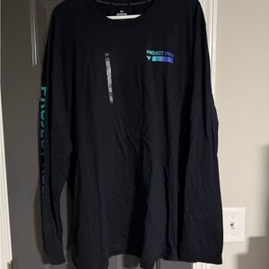 Under Armour Black Long Sleeve Tee Project Rock